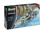Loď TIRPITZ 1:350, délka 71,7cm