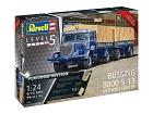 Nákladní automobil Bussing 8000 S13 s vlekem, 1:24, Platinová edice