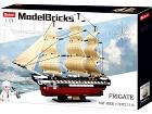 Plachetnice, kostky shodné s LEGO