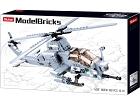 Bitevní helikoptéra, kostky shodné s LEGO