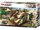 Maskovaný obrněný tank, kostky shodné s LEGO