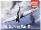A6M2b Zero Fighter Model 21 Battle of Midway, 1:48