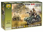 Soviet WWII Motorcycle M-72, 1:35