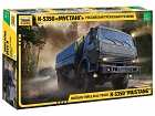 Russian three axle truck K-5350 Mustang, 1:35