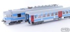 MTB, Elektrická jednotka 560.004 a vůz 060.302, ČD, H0 1:87, osobní vůz je vybaven osvětlením s integrovaným DCC dekodérem