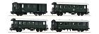 Set čtyř vagonů, OBB, epocha III, H0 1:87