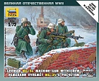 German Machine Gun with Crew Winter Uniform, 1:72