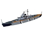 Set Bismarck 1:1200, obsahuje barvy, štětec, lepidlo