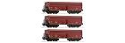 Set 3 nákladních vagonů, PKP, epocha IV, H0 1:87