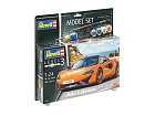 Set Mc Laren 570S, 1:24, obsahuje barvy, štětec, lepidlo