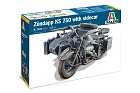 Zundapp KS 750 with sidecar, 1:9