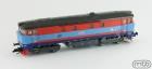 Motorová lokomotiva 749 260 Bardotka, ČD, TT 1:120