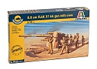 8,8 cm Flak 37AA Gun with crew, 1:72