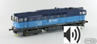 MTB, Motorová lokomotiva 753767 Brejlovec, CD Cargo, H0 1:87, ozvučen Jacek Sound