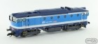 Motorová lokomotiva  754 028 Brejlovec, České Dráhy, TT 1:120
