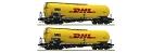 Set dvou cisteren, GATX-DHL, epocha VI, H0 1:87