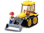 Malý buldozer, kostky shodné s LEGO