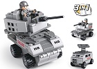 Obrněné vozidlo 3v1, kostky shodné s LEGO
