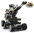 Dělostřelec, kostky shodné s LEGO