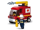 Malé hasičské auto, kostky shodné s LEGO