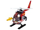 Hasičská helikoptéra, kostky shodné s LEGO