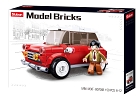 Mini vůz, kostky shodné s LEGO