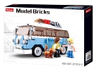 Hippie autobus, kostky shodné s LEGO