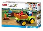 Traktůrek na ovoce, kostky shodné s LEGO