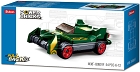Natahovací auto Zelený Smyk, kostky shodné s LEGO