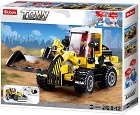 Bagr s lopatou, kostky shodné s LEGO