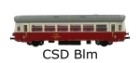 Přípojný vůz Blm 054, ČSD, TT 1:120