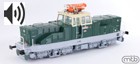 MTB, elektrická lokomotiva E458 0020 Žehlička, ČSD, H0 1:87, ozvučeno Jacek Sound