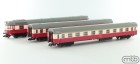 Motorový vůz M296 + vagon Aam + vagon Bam, ČSD, TT 1:120