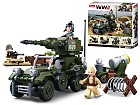 Sovětský dělostřrelecký tahač 4 v 1, kostky shodné s LEGO