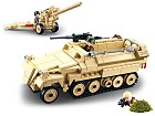 Německý polopásový tahač Half Track, kostky shodné s LEGO