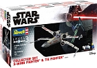 X-Wing Fighter (1:57) + TIE Fighter (1:65)