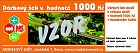 Dárkový šek 1000Kč